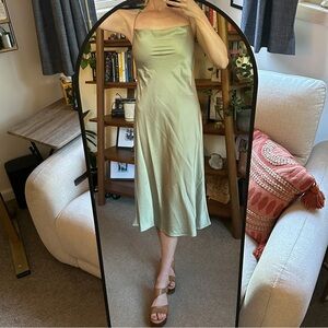 Show Me Your MuMu Sage Green Dress